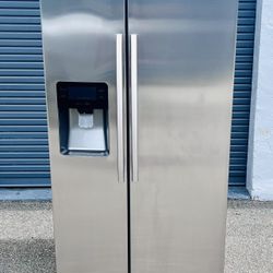 ❄️ Samsung 25 Cu. Ft. Side-by-Side Refrigerator – Stainless Steel  FREE DRIP OFF! ❄️