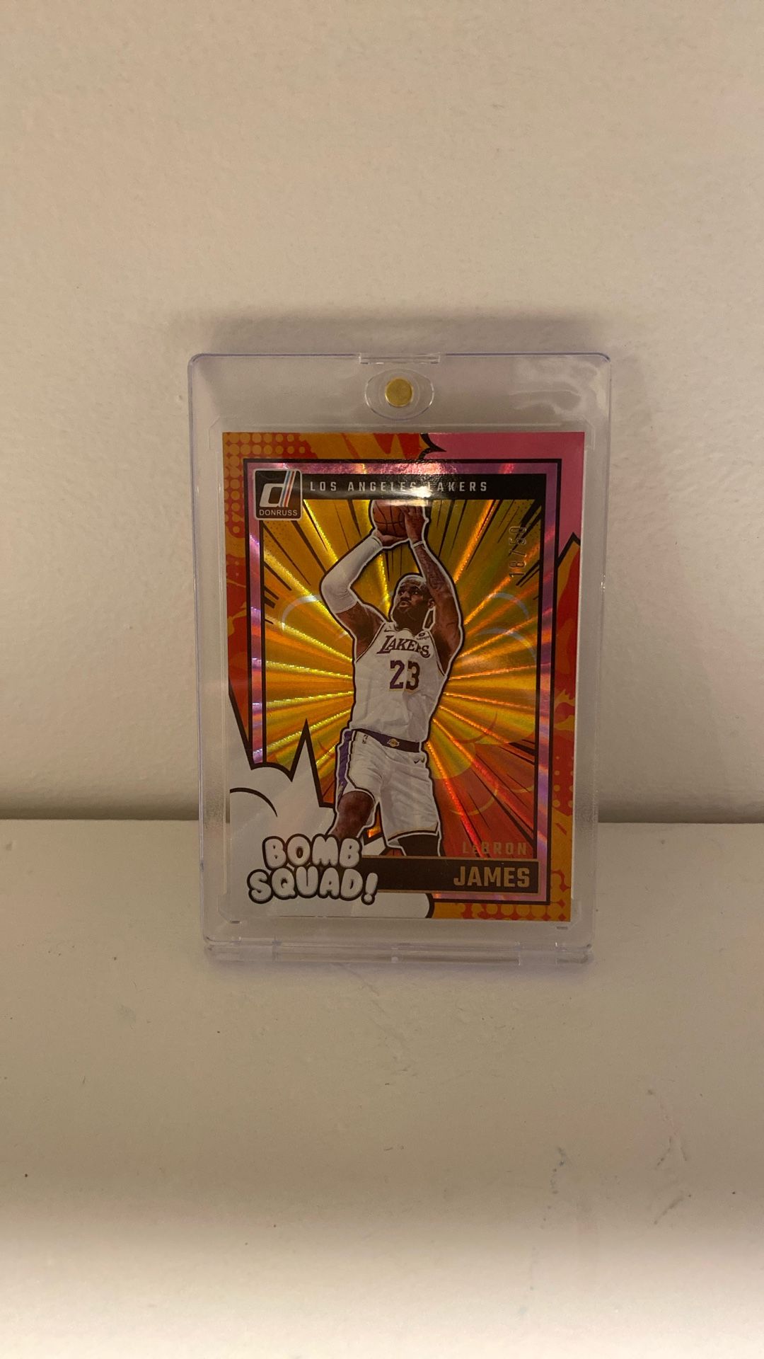 LeBron James bomb Squad Pink Laser /50