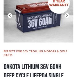 Dakota Lithium 36v Complete Trolling Motor Set Up Battery Charger Bluetooth Monitor Wiring Boat Golf 