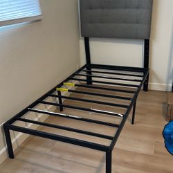 Twin Bed frame With Box Spring