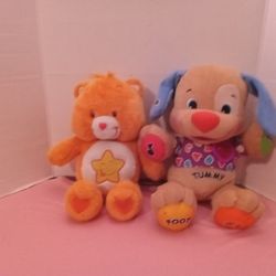 Care Bear Musical Toy & Fisher Price Liitle Pup Musical.