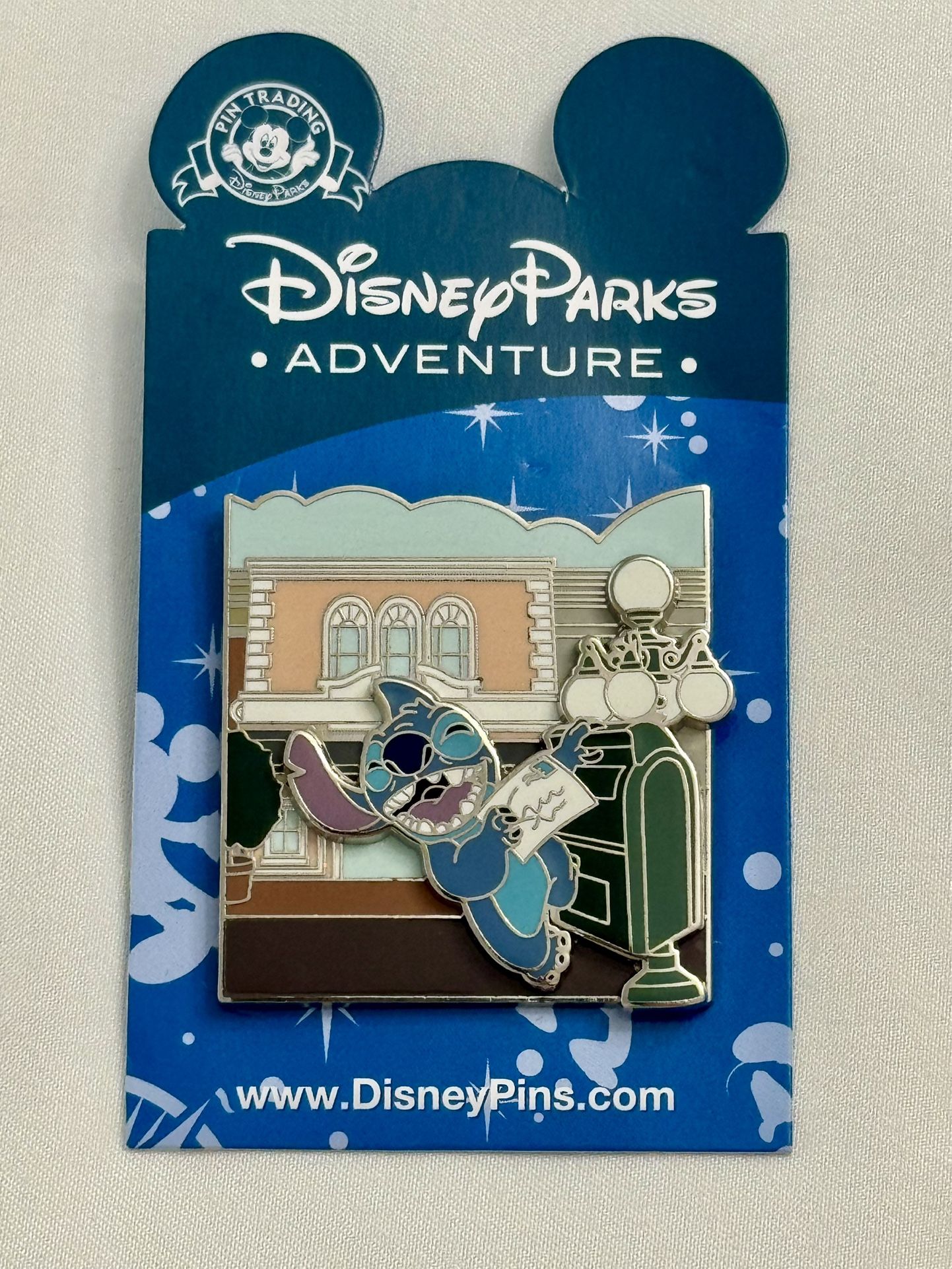 Main Street U.S.A. Connected Series Stitch Mailing a letter Pin