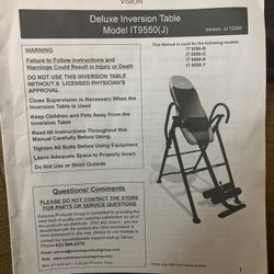 Inversion Table