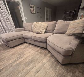 Cuddler Sectional - Gray
