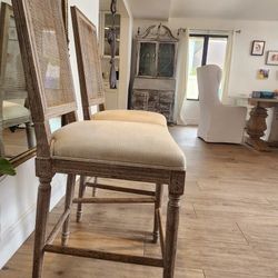 6 Restoration Hardware  Counter Chairs