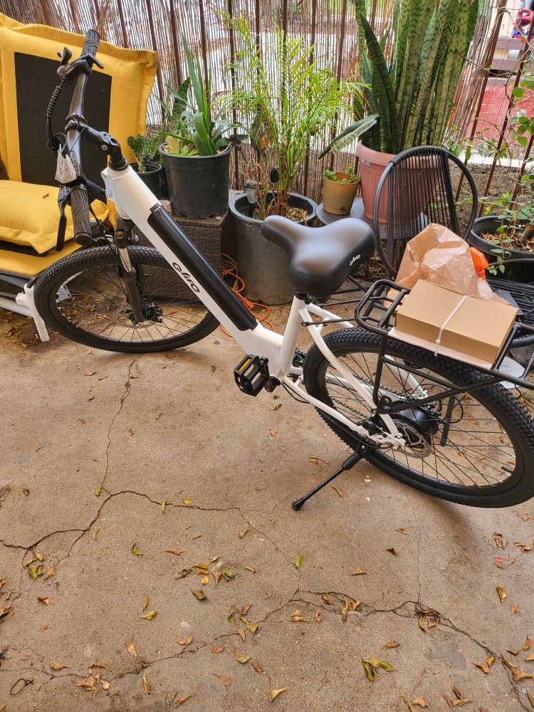 Qlife 22mph Electric Bicycle With Cargo Carrier