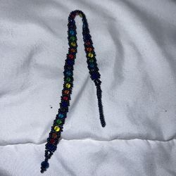 Rainbow Blue Bracelet Beaded 