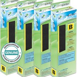 Germguardian Filter B HEPA Pure Genuine Air Purifier Replacement Filter 4 Pack