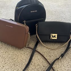 Bundle! 3 Michael Kors Purses + FREE Bubble Bag!
