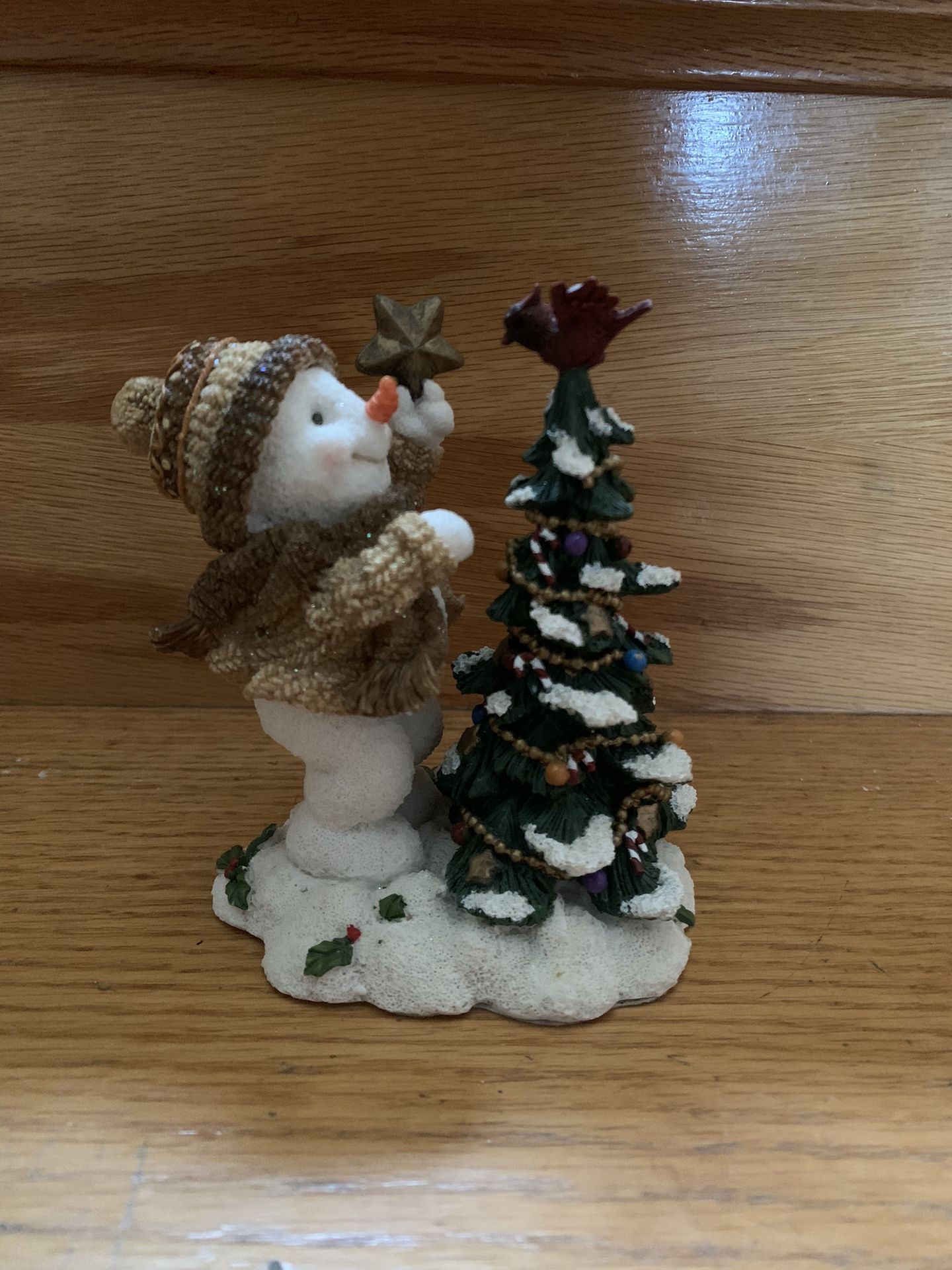 Herco Gift Professional 6”” Snowman With Tree 🌲
