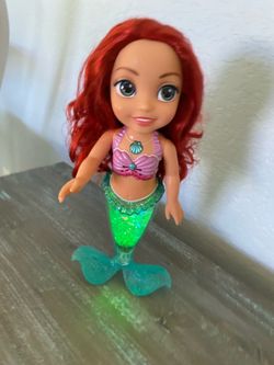 Ariel doll that sings and lights up 14”