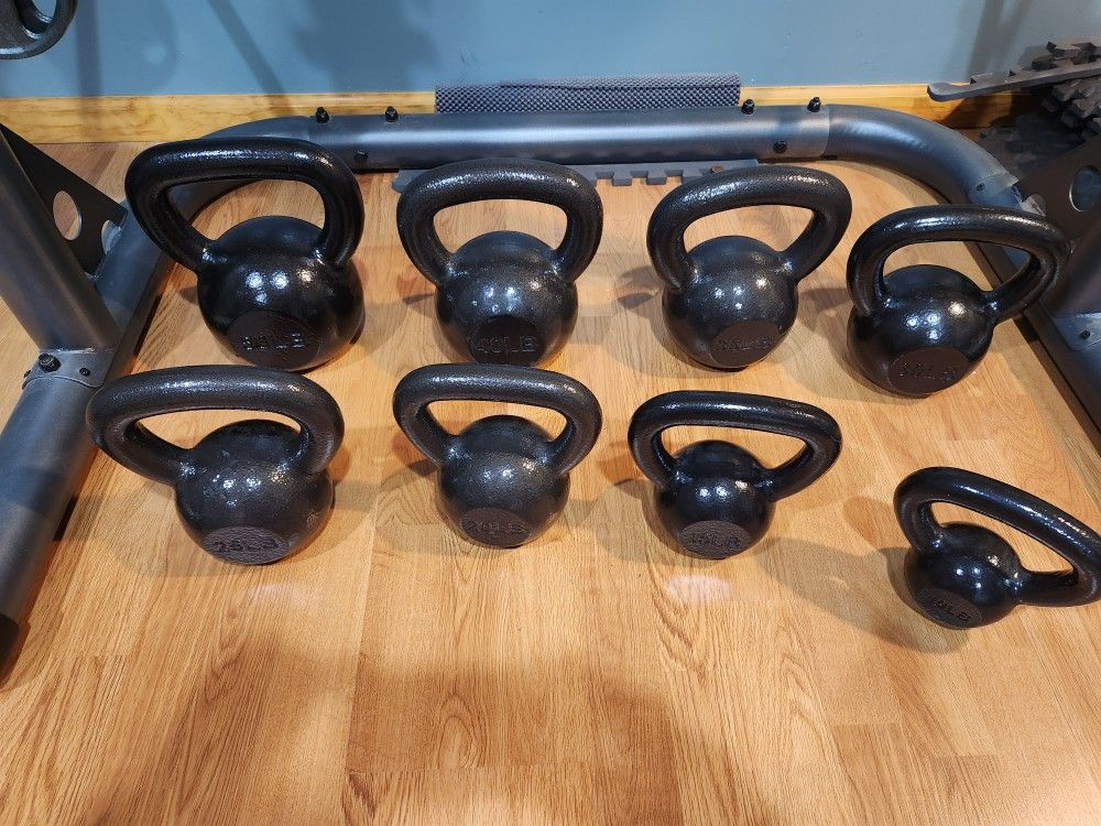 Kettle bells 10,15,20,25,30,35,40,50