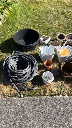 FREE garden pots and hoses