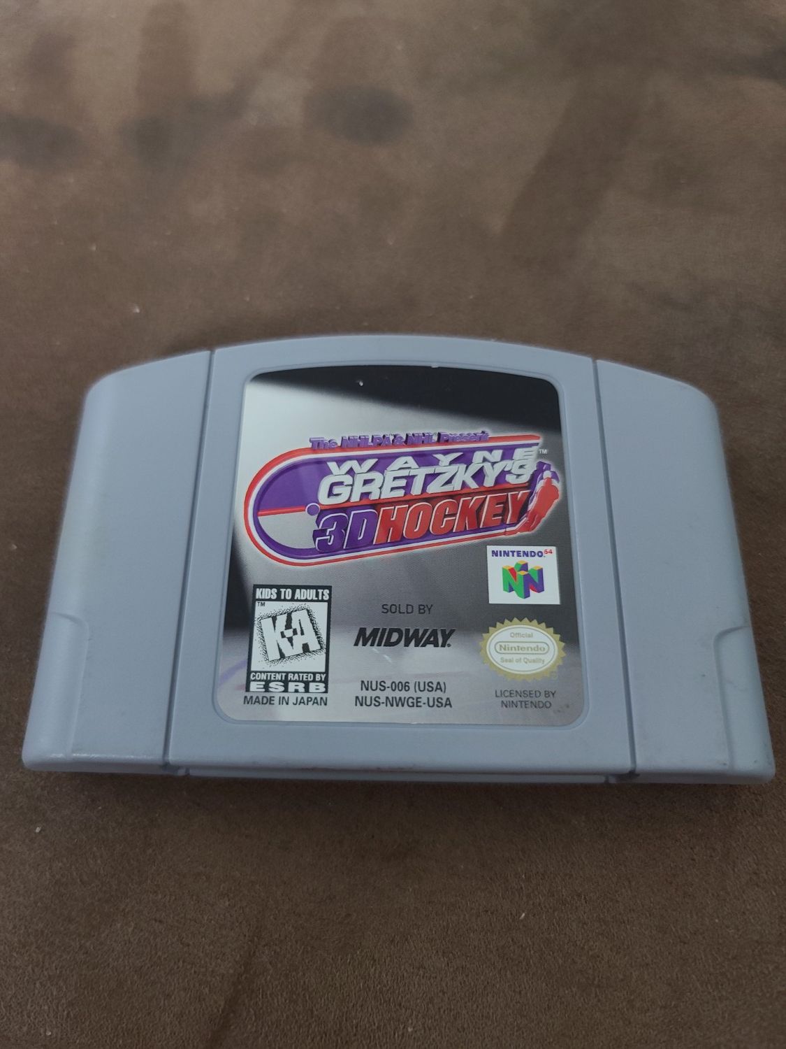 Nintendo 64 Gretzky 3D Hockey