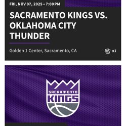 Sacramento Kings Ticket