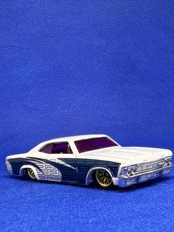 1996 Hot Wheels 65 Chevy Impala Lowrider White 1/64 Diecast
