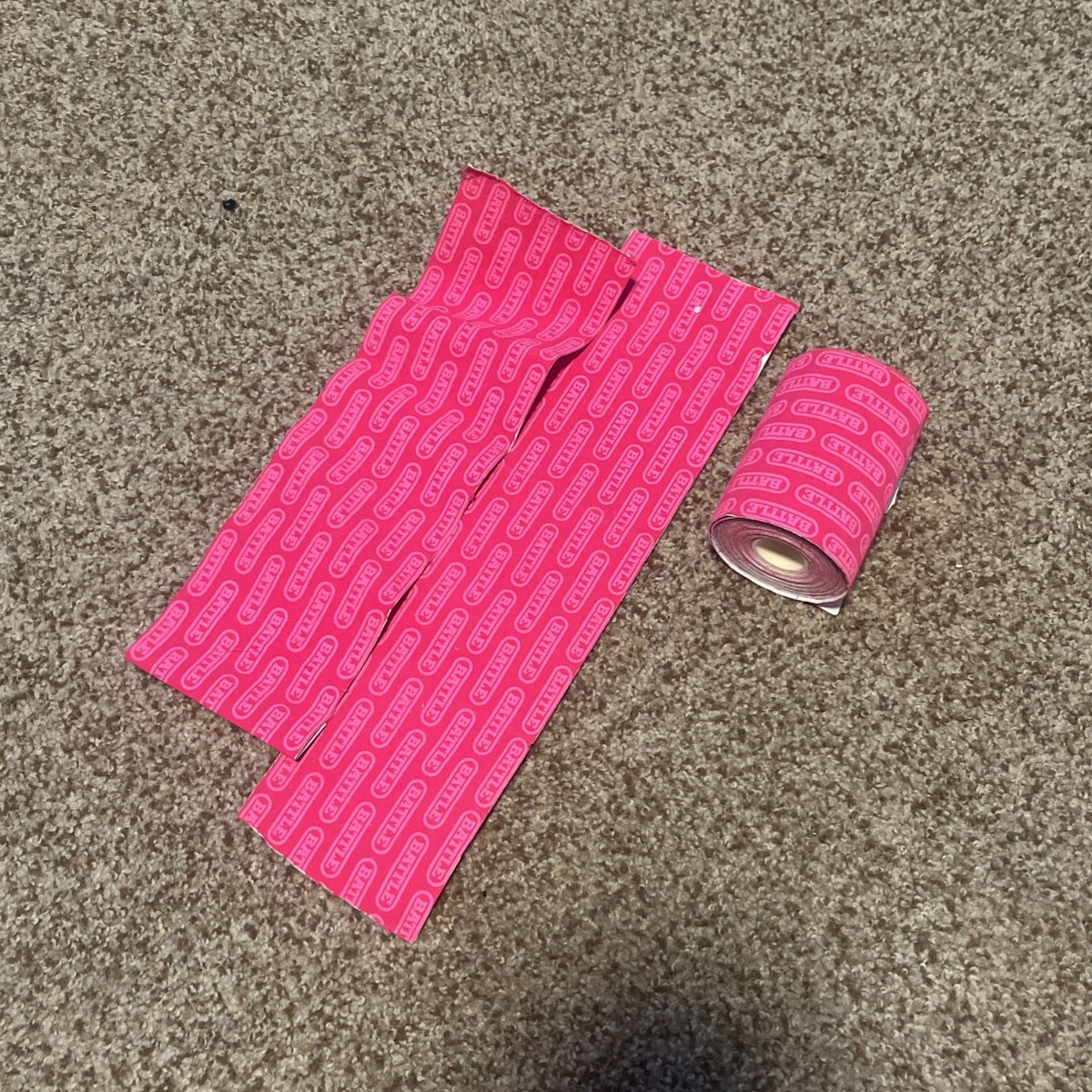 pink battle turf tape