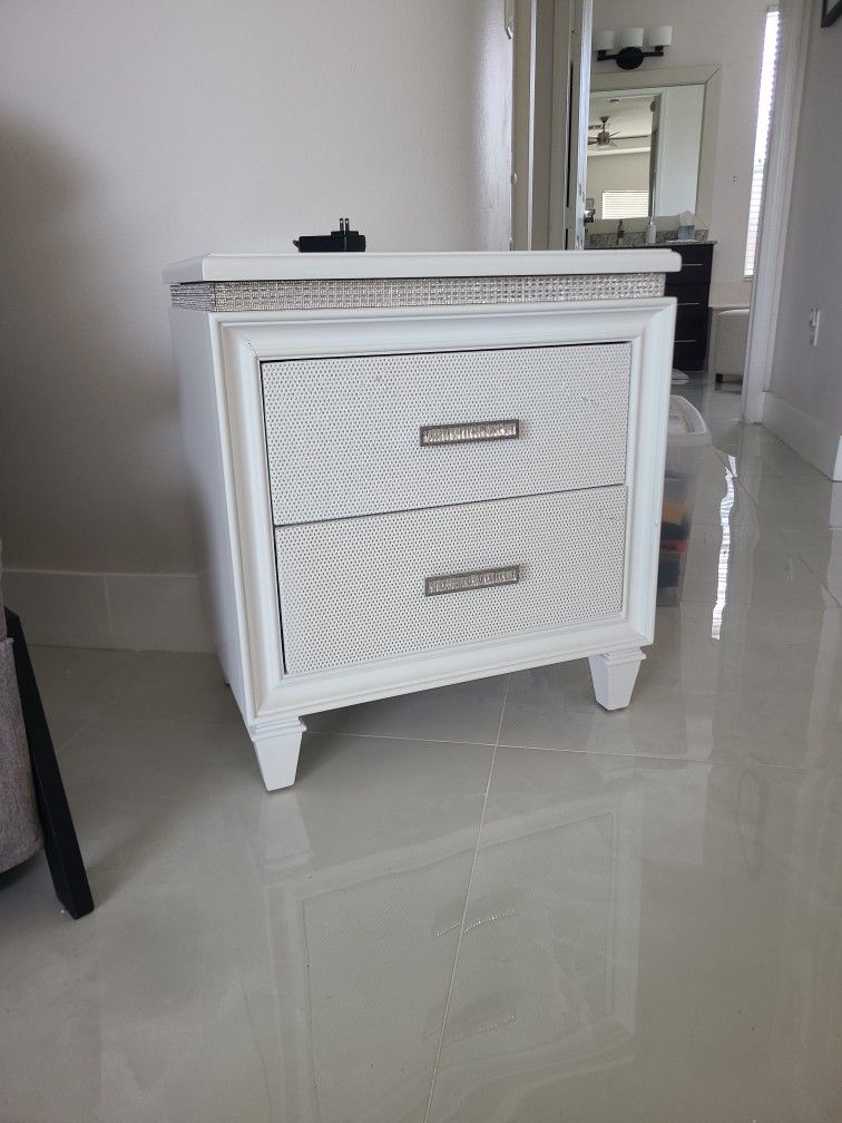 FREE. White Night Table
