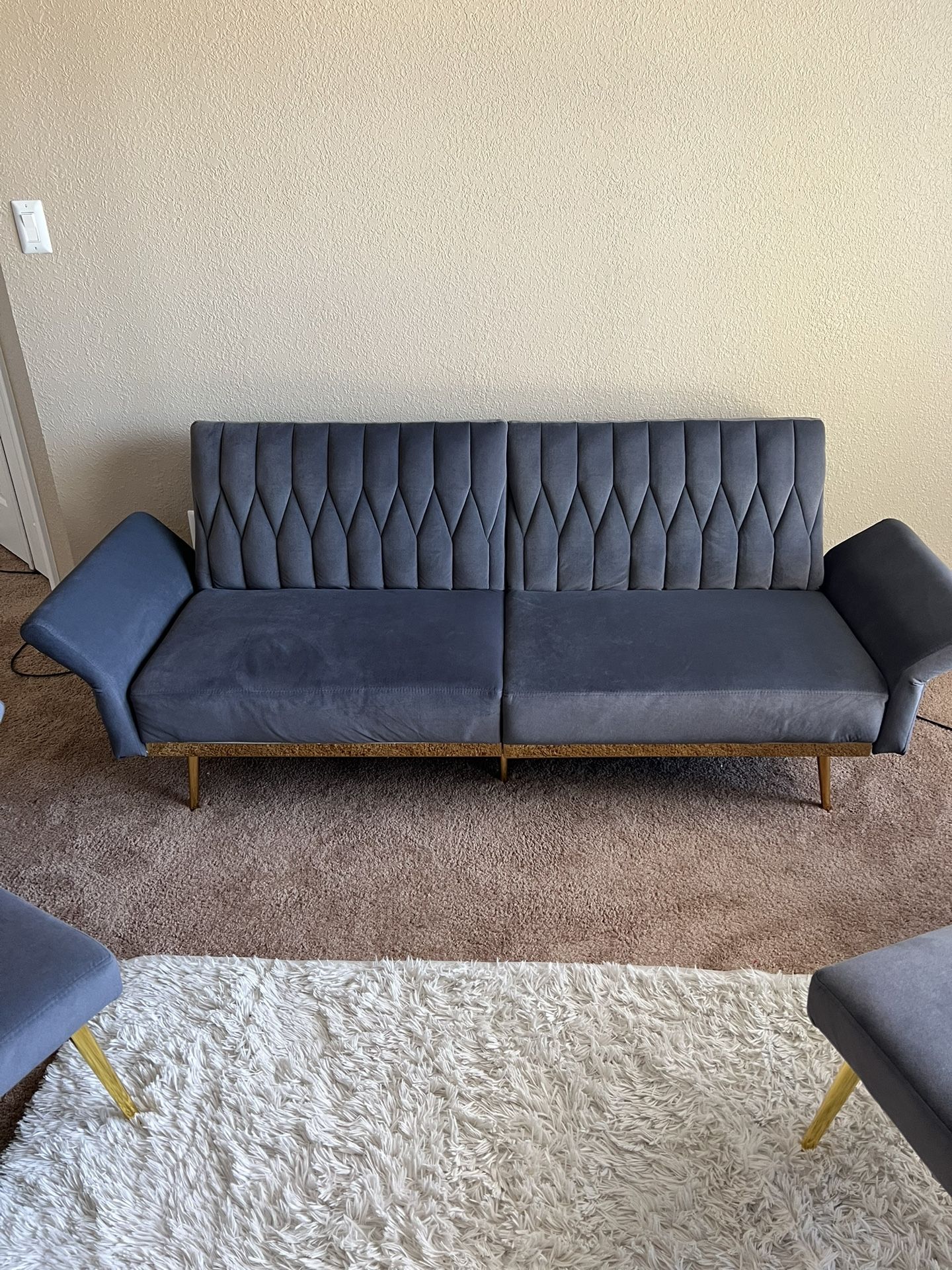 Sofa  Bed and 2 Chairs 