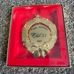 Disneyland Club 33 1997 Ornament - New