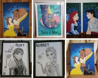 Art, paintings, drawings, portraits