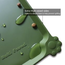 Large Pet Food Mat Silicon Waterproof