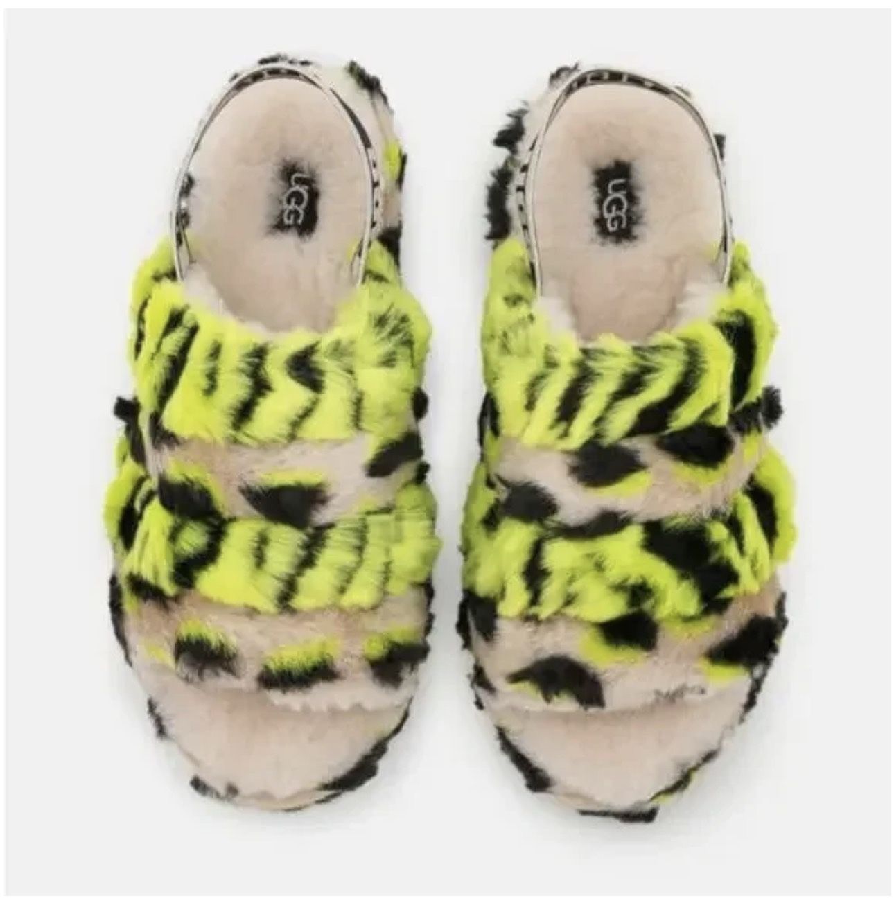 UGG Fluff Platform Slippers