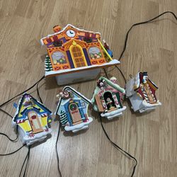 Working Mr. Christmas Mickey's Clock Shop Christmas Carols Cuckoo Clock