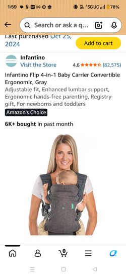 Infantino Flip 4-in-1 Baby Carrier