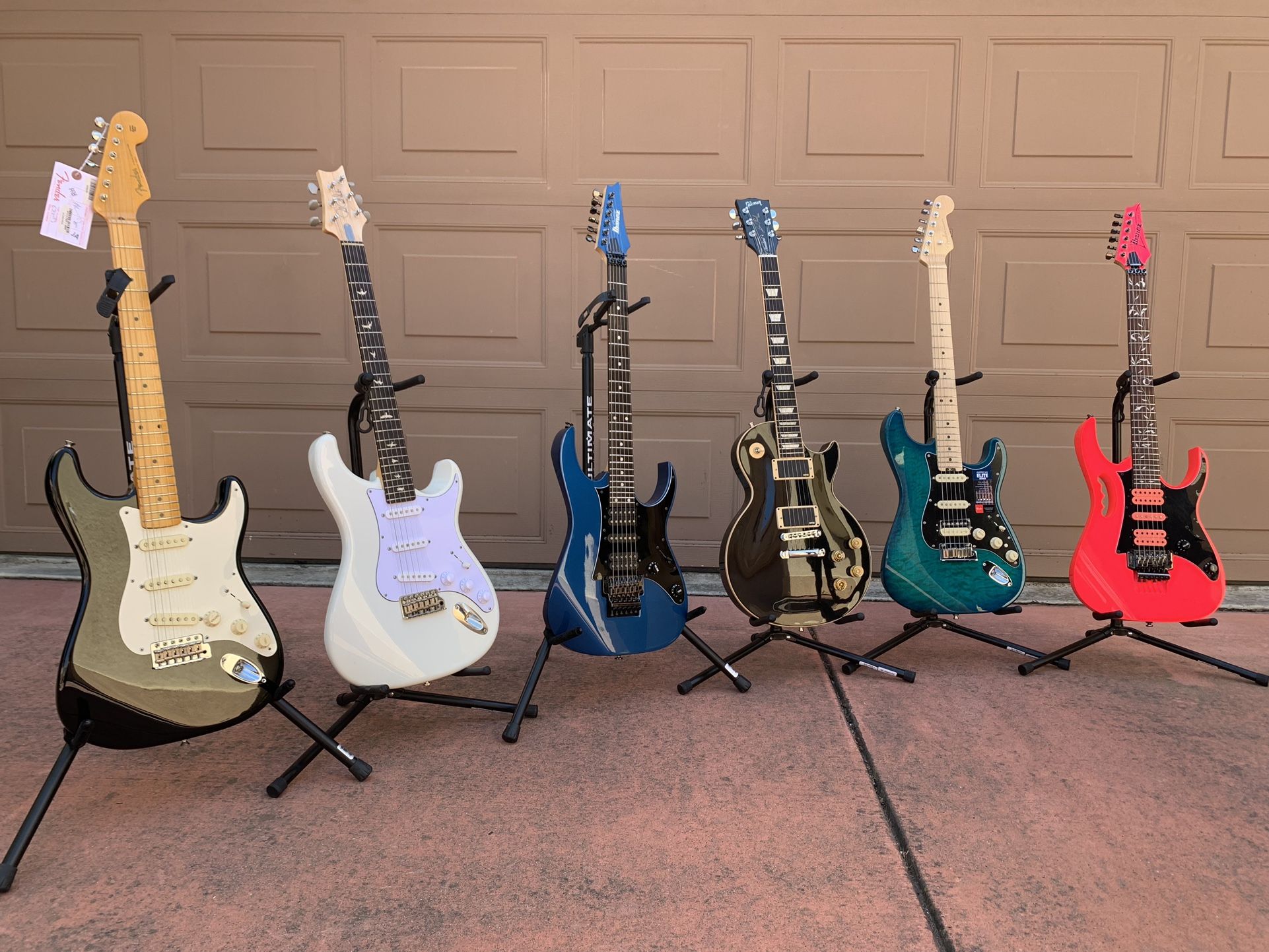 High End Electric Guitar Collection Sale