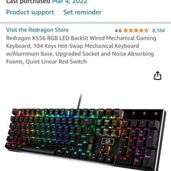 Redragon K556 Gaming keyboard