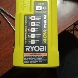 40 V.  Lithium Charger 