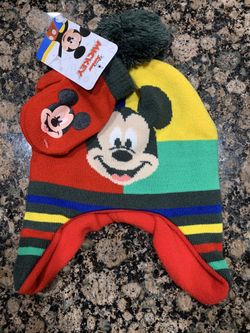 Mickey Beanie And Mitten Set