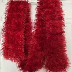 Gorgeous Stylish Cozy Scarf! Red Color - 72” Long, 5.5” Wide - Soft, Comfortable 