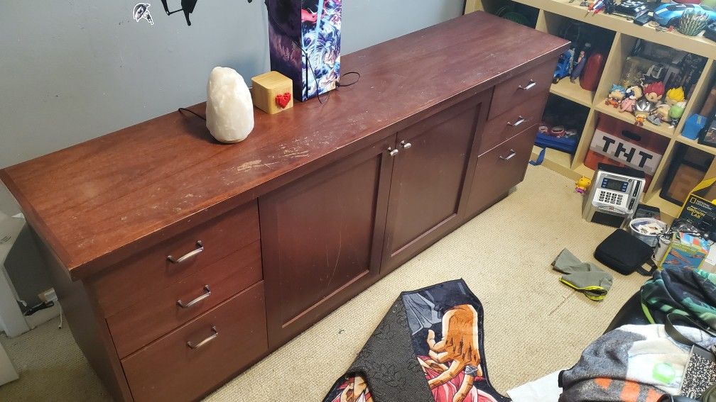 Free Dresser Credenza Real Wood!