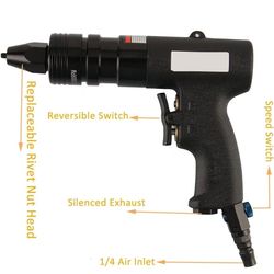 ❤️‍🔥 Pneumatic Air Rivet Nut Gun Tool