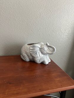 Ceramic Elephant Planter