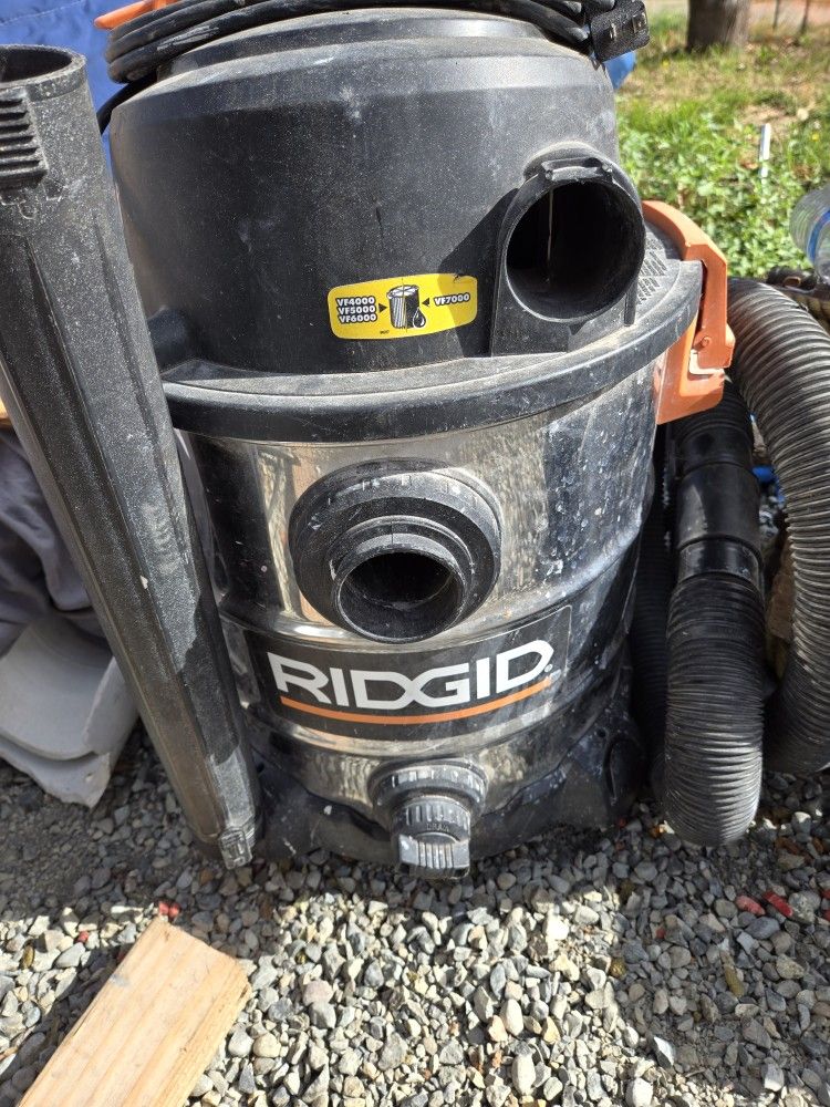 Shop Vacs Only one remaining, it is the chrome colored one. Twenty five dollars