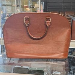 Louis Vuitton Alma PM Epi Brown Leather Handbag H