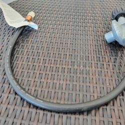 Gas grill hose and regulator