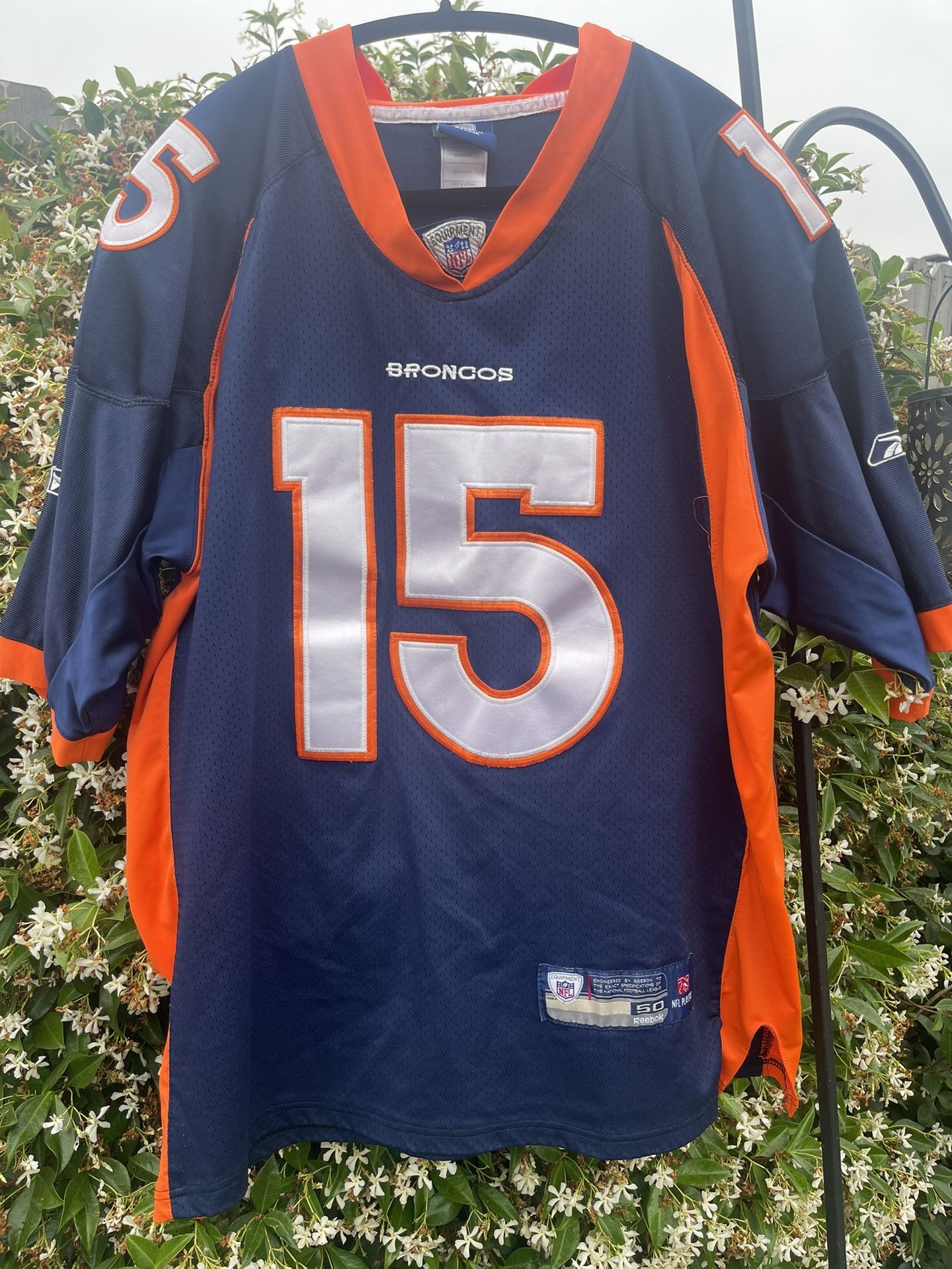 Broncos #15 Tebow Jersey Size 50
