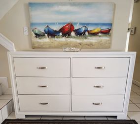 SOLID WOOD DRESSER 6 DRAWERS DELIVERY AVAILABLE
