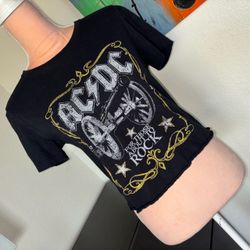 ACDC Crop Tee