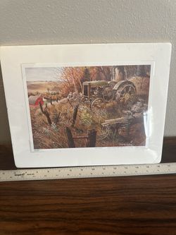 Charles Freitag Americana "Out to Pasture" Signature Edition Signed Print 