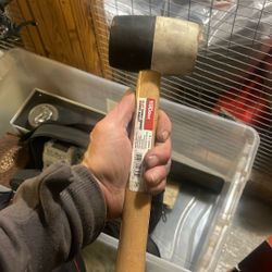 Hyper Tough 16-oz Double Sided Rubber Mallet