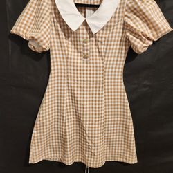 Puff sleeve Caro pattern dress for any occasion