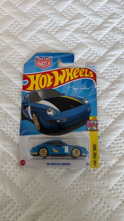 NIP 2024 Hot Wheels Mainline '96 Porsche Carrera 174/250 Blue HW: The 90's 1/10