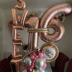 Sweet 16 Decorations Balloons