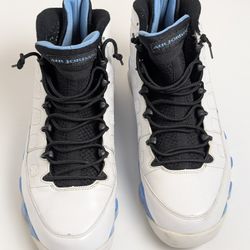 Air Jordan 9 Retro “University Blue” 2010 White Black Carolina Blue Men’s 11