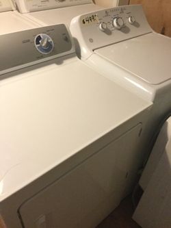 Ge washer and dryer/ 90 day warranty/ delivery and installation are available